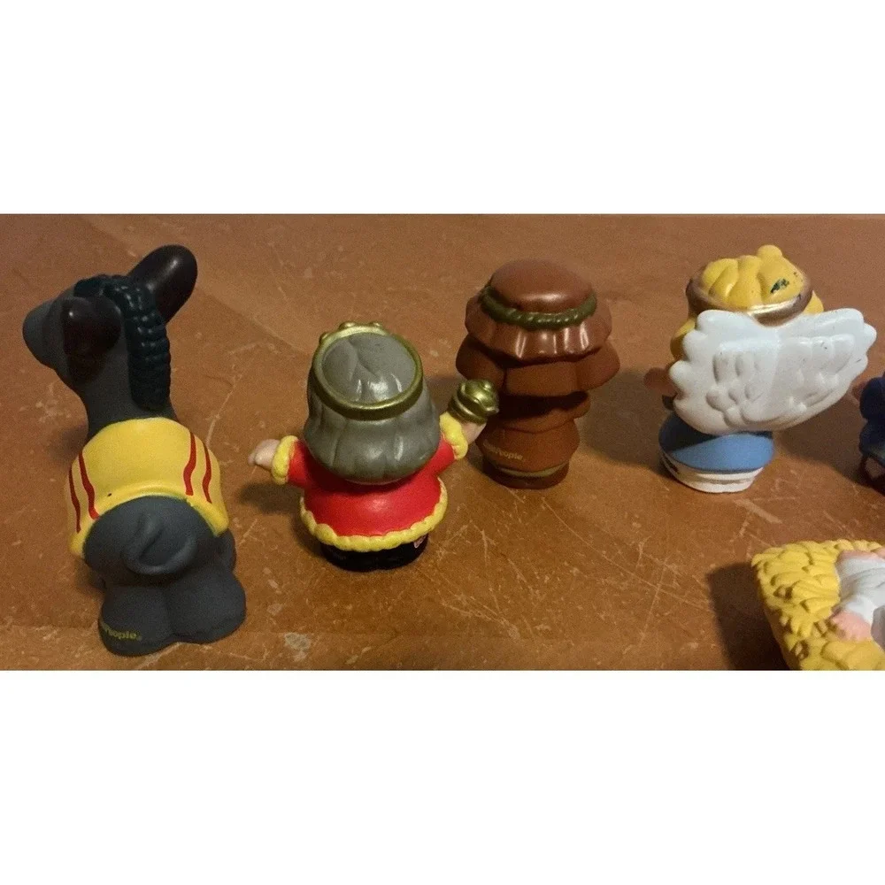 Fisher Price Little People‎ Lot Of 8 Nativity Christmas Figures And Animals